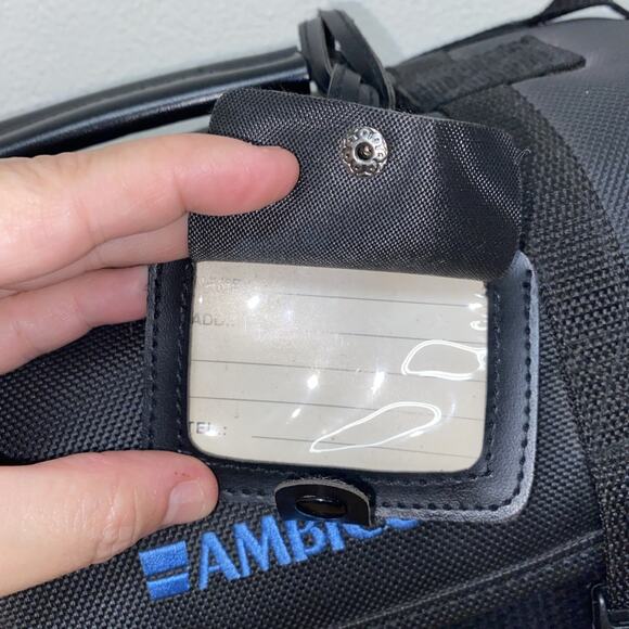 Ambico Black Padded Camera Case 12" x 5" x 7" - Picture 2 of 10